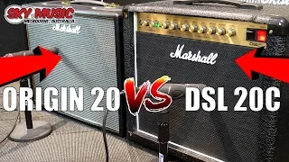 Marshall Origin 20 vs Marshall DSL20C Amplifier Shootout