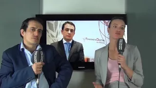 Silvia Charro y Simón Pérez presentando. Van perjudicados?