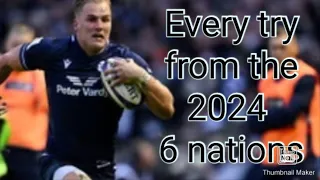 Every try from the 2024 Six Nations