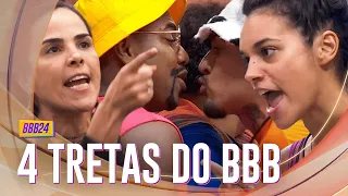 QUATRO TRETAS MARCANTES NO BBB 24! 😱 CALMA CALABRESO! CHORA BONEQUINHA! SEU MOLEQUE! | BBB 24