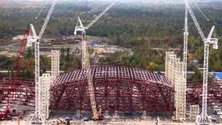 Chernobyl: new safe confinement raising operation starts