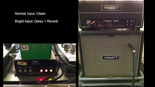 Hiwatt DR201 - Inputs comparison