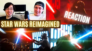 REACTING to Star Wars SC 38 Reimagined fan film...friend watches for the first time ever!!