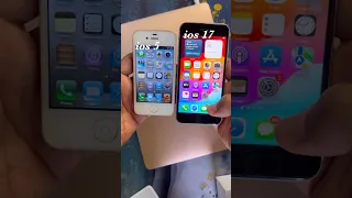 Ios 5 vs iOS 17 iPhone se 2020 vs iPhone 4s test Boot Faster #iphone4s #iphonese2020