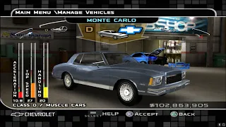 Midnight Club 3 Customization Chevrolet Monte Carlo 1978