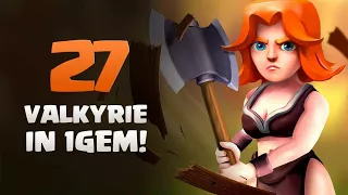 Train 27 Valkyrie In Just 1 Gem Without Dark Elixir | COC BUG (Text Tutorial In Description!)