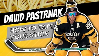 TAPE YOUR HOCKEY STICK LIKE DAVID PASTRNAK (candy cane tape job)