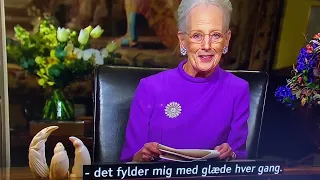 The Queen Margrethe of Denmark  Nytårstale #queenmargrethe #nytår