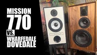 Wharfedale Dovedale vs. Mission 770 soundtest