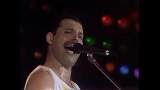 Crazy Little Thing Called Love - Queen Live In Wembley Stadium 12th July 1986 (4K - 60 FPS)