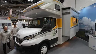 LUXURY 2024 MOTORHOMES FROM CHINA? DAILY LIVING MOBILE w. 2x SLIDEOUT IN 5.99m IVECO DAILY