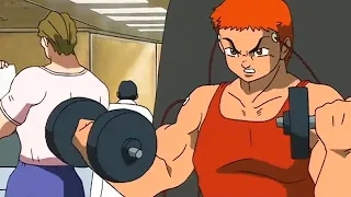 Baki gets angry when he can't take down 100 thugs