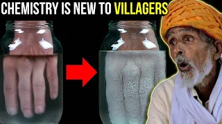 Villagers Astonished by Mind-Blowing Chemical Reactions! 😲🧪 ! Tribal People Try