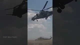 Ми-35 Ми-8 работают летчики в зоне СВО / Mi35 Mi-8 pilots work in the SMO zone