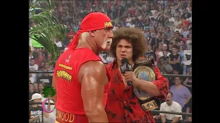 Carlito's Cabana With Kurt Angle & Hulk Hogan | RAW Jul 04, 2005