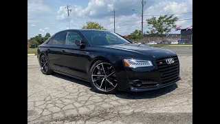 2017 Audi S8 Plus REVIEW - 605 HP Executive Luxury Bullet!