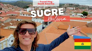 Exploring Sucre, Bolivia | Central Market, Local Foods, & Colonial Charm | A Fascinating City Walk!