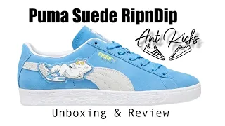 Puma Suede RipnDip Unboxing & Review en español