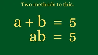 Math Olympiad Problem Using Two Different Methods | Which Method Is The Best And Quickest?