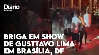 Show de Gusttavo Lima tem briga generalizada em Brasília
