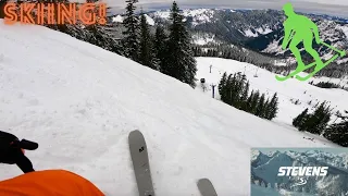 Skiing and Exploring Stevens Pass Resort