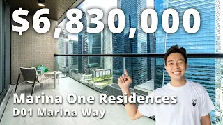 Swankiest Condo Marina One ($6.83M) 4 Bedroom D01 Marina Way | Selling Singapore Home Tour Ep.103