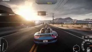 Test de Top Speed 388km "NFS Rivals" Porsche Spyder