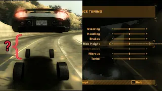 What happens if we Ride Height too much or too little!?(scary) - Need For Speed: Most Wanted 2005