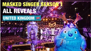 Everybody Revealed Masked Singer (Season 1 UK 🇬🇧)