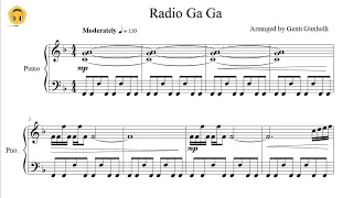 Radio Ga Ga by Queen (Piano Solo/Sheets)