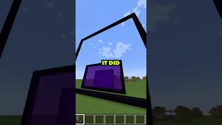 I Built The Worlds Biggest Nether Portal in Minecraft!