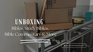 Unbox Bibles, Study Bibles And Bible Resources With Me From My Amazon Wishlist  |