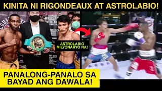 Wow! Milyon-milyon Pala Ang Kinita Ni Astrolabio Sa Laban Nya Kay Rigondeaux!