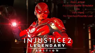 Injustice 2 - Red Lantern Advanced Battle Simulator On Very Hard No Matches Lost/Rounds Lost