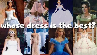 ranking 10 different versions of cinderella's ballgown 💎💫🧚🏻‍♀️