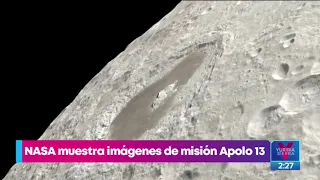 NASA muestra imágenes de misión Apolo 13 | Noticias con Yuriria Sierra