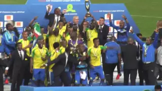 Mamelodi Sundowns lift 2016 CAF Champions League trophy!