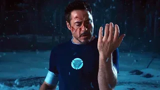 Iron Man Falls - Snow Scene "Not My Idea!" Iron Man 3 (2013) Movie CLIP HD