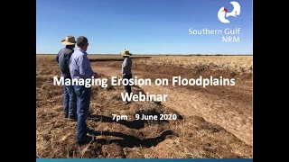 Webinar Managing Erosion on Floodplains