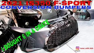Lexus 2021 IS500 F-Sport 4IS Bumper Conversion for 2006-2013 Lexus 2IS IS250 IS350 | Car-Act
