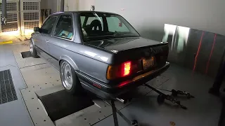 1991 BMW e30 325is 2.9 liter Stroker Dyno Run