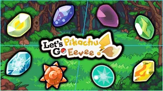 How To Get All Evolution Stones In Pokemon Let's Go Pikachu/Eevee GBA? (2020)