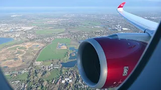 ENGINE ROAR! Virgin Atlantic A350-1000 takeoff from London Heathrow