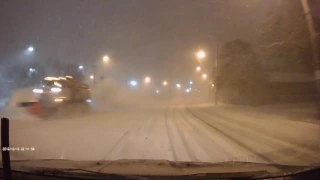 Snow DashCAM from Thursday's storm (courtesy FOX 8 Eric Hunker)