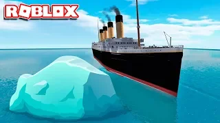 НАШЕЛ ПОТАЙНУЮ ДВЕРЬ на ТИТАНИКЕ в РОБЛОКС ТИТАНИК - Спрыгнул на Айсберг с Титаника в Roblox Titanic