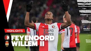 Goals van Sinisterra en Linssen! | Highlights Feyenoord - Willem II | Eredivisie 2021-2022