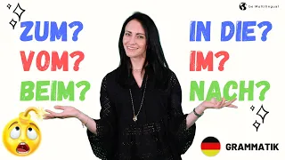 🇩🇪PRÄPOSITIONEN: zum oder zur?/vom oder von?/beim?/in dem oder in den? nach?