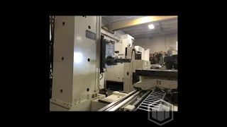 GIDDINGS AND LEWIS RT-1250 6.1" CNC HORIZONTAL BORING MILL w/Siemens 840D Control, Full 4th Axis Ro