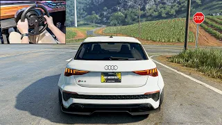 2022 Audi RS3 Sportback - The Crew Motorfest (Steering Wheel Gameplay)