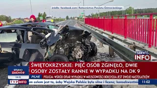 Tragiczny wypadek na DK9. Kilka ofiar śmiertelnych